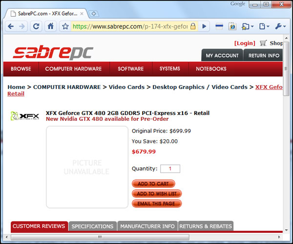 GTX 480 por 680 dólares