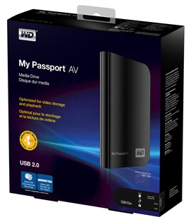 Western Digital introduce el disco duro My Passport AV