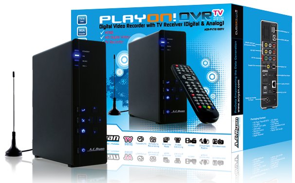 Playon TV DVR 1TB Disco duro multimedia grabador AC Ryan Playon TV DVR 1 TB