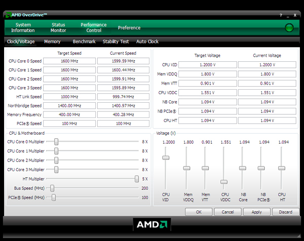 AMD OverDrive 2.1.5
