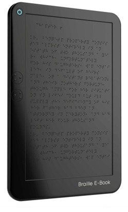 Libro electrónico con braile Libro electrónico con braile