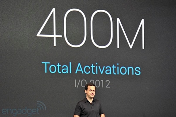 Los números de Android en la Google I/O 400 millones de Android activados