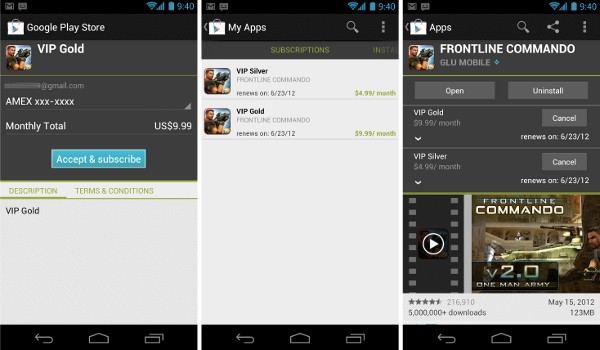 Google ya permite las suscripciones en las aplicaciones Android desde Google Play buenas noticias para los desarrolladores