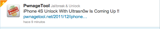 Liberación y Jailbreak de iPhone 4S casi lista gracias a PwnageTool anuncian en Twitter