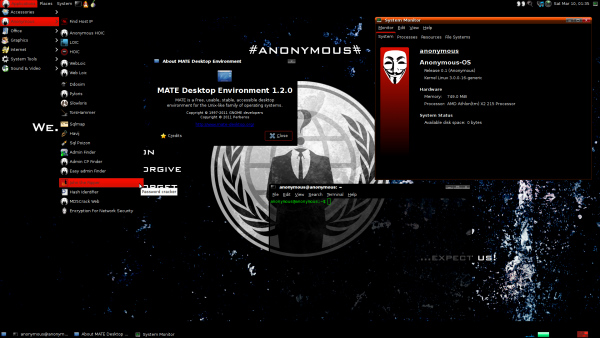 Anonymous niega ser responsable del sistema operativo "Anonymous OS Live" realmente recomiendan no instalarlo