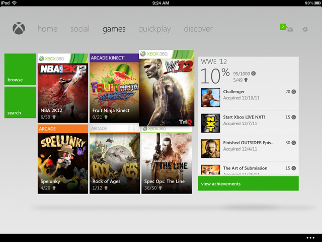 Xbox Live llega al iPad con su nueva app puedes controlar tu Xbox