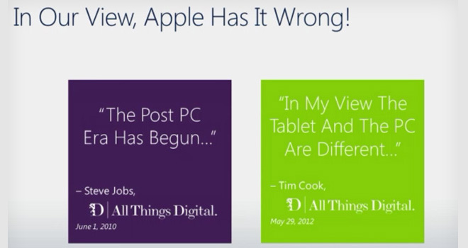 Microsoft asegura que estamos en la Era "PC+" y contradice a Apple dice que la llamada Era Post PC está errada
