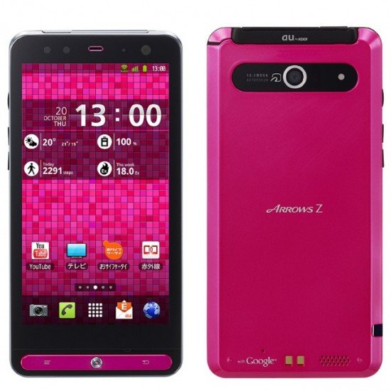 Llega a Japón el Arrow Z, potente Android con cámara de 13 Megapíxeles dipsonible en tres colores