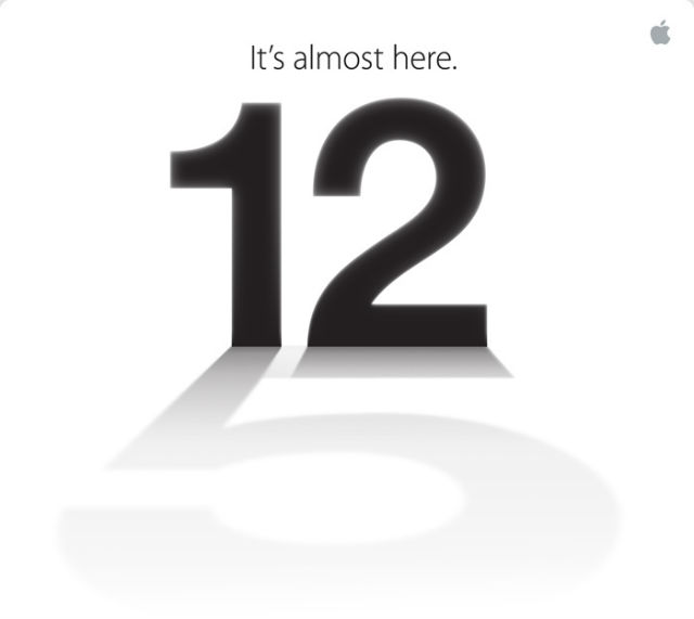 Apple confirma el iPhone 5 para el 12 de septiembre confirman los rumores