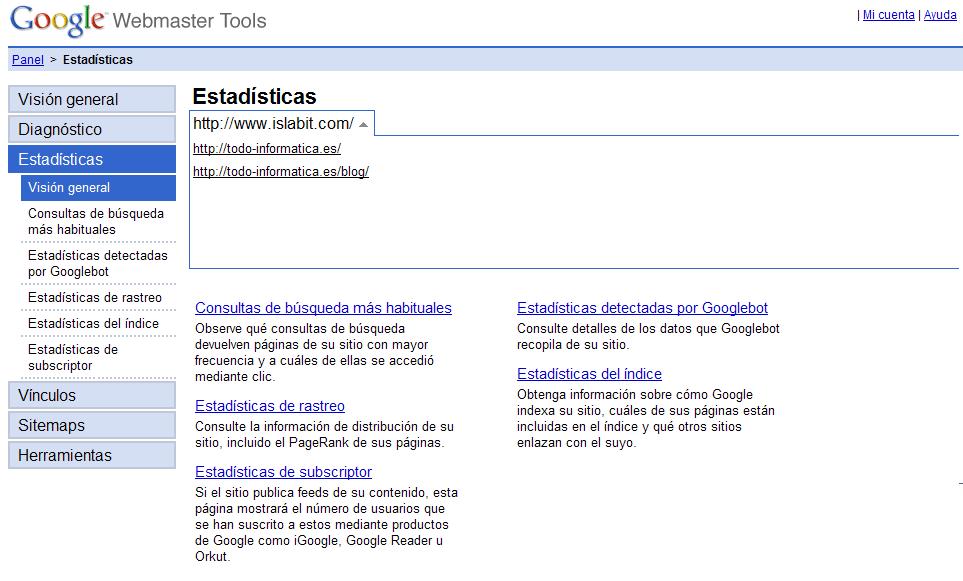 Google Webmaster Tools