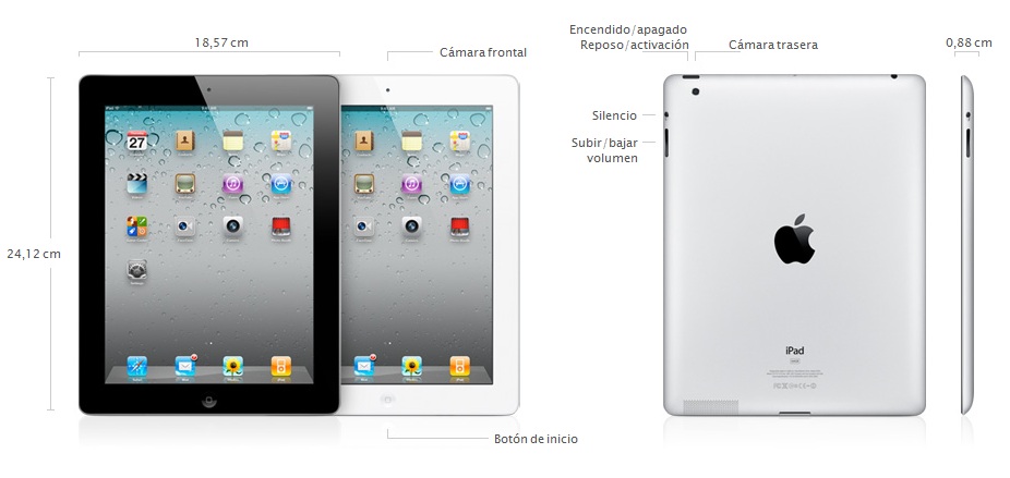 iPad 2 Especificaciones iPad 2