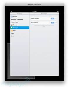 iPhone Dev iPad Emu