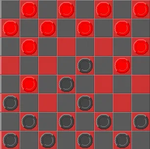 Online checkers game