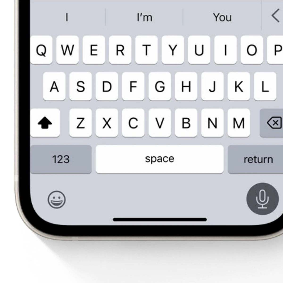 Keyboard size modification in iOS 16