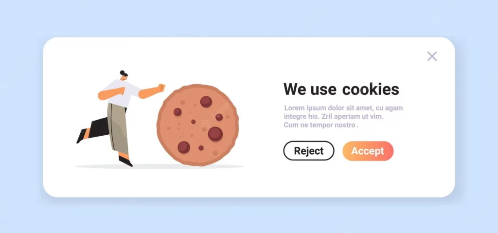 What happens if you accept Internet cookies without setting them