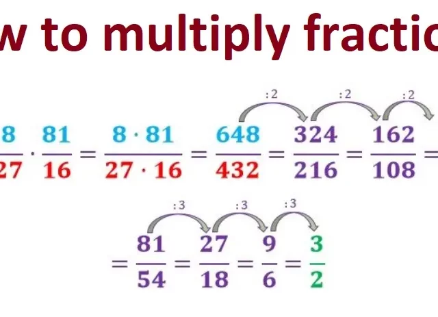 How to multiply fractions