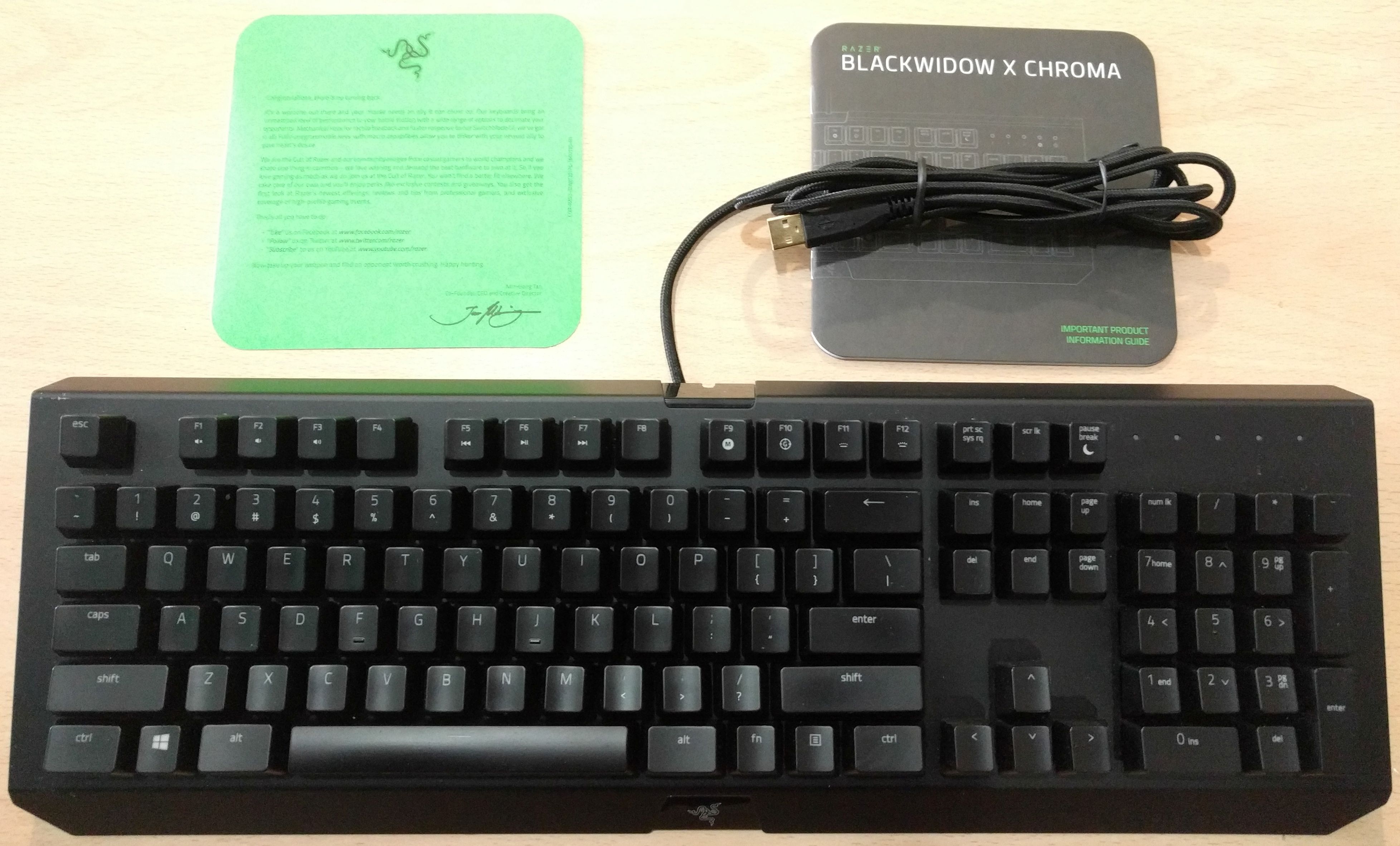 Razer Blackwidows X Chroma 6