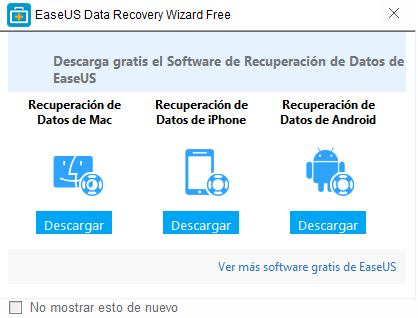 EaseUS Data Recovery Wizard Free 2