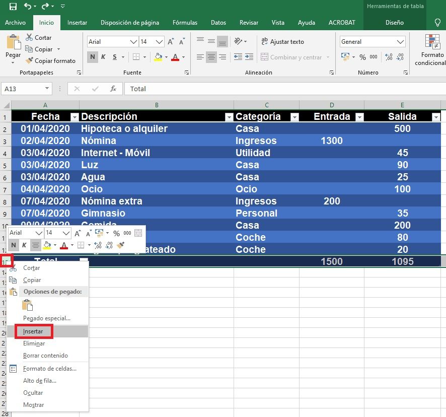 Cómo crear hoja de cálculo de ingresos y gastos con Excel islaBit