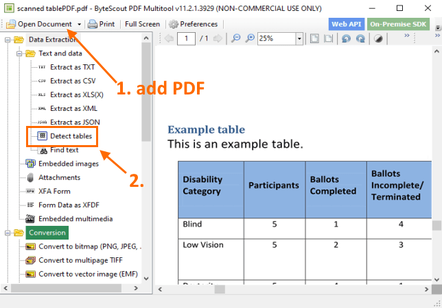 convertir PDF a Excel