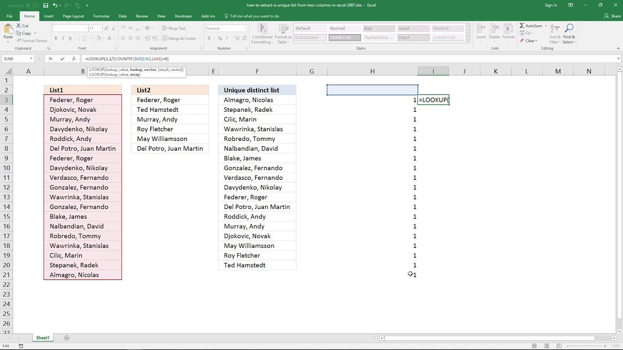  C mo Contar El N mero De Valores nicos Y Distintos En Excel IslaBit