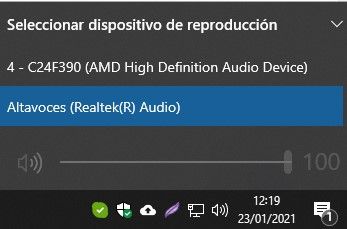 Windows 10 no detecta audio HDMI