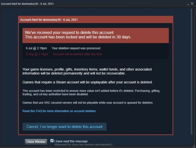 Cómo eliminar mi cuenta de Steam para siempre - islaBit