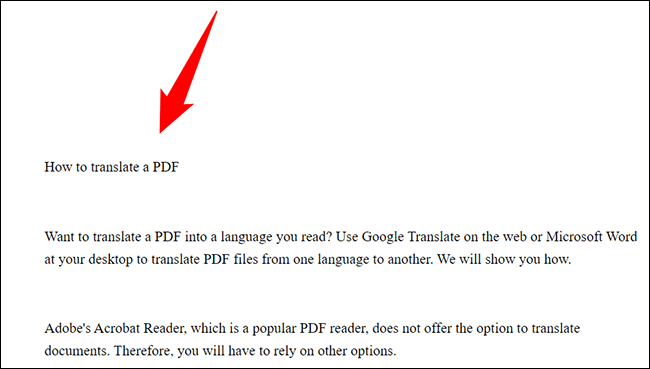 Traducir PDF desde Google