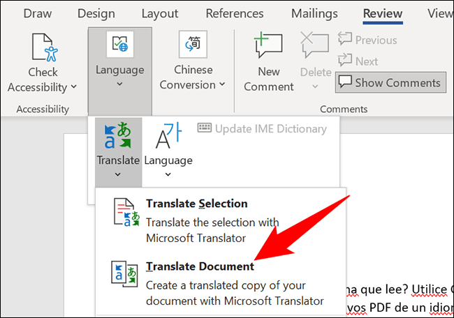 Traducir PDF en Word