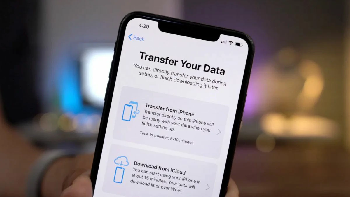 transferir datos cambiar iPhone 1