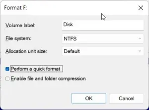 formatear disco Windows 11 4