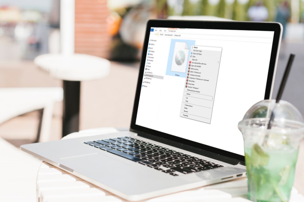 montar imagen ISO Windows 1