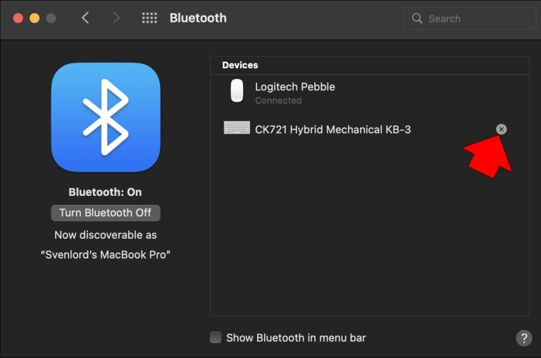 Quitar teclado Bluetooth de Mac definitivamente.