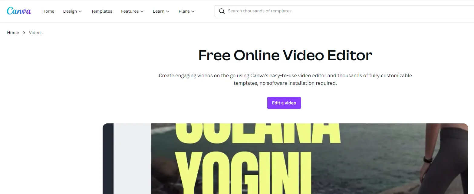 Cava es uno de los mejores editores de vídeo en línea totalmente gratuitos