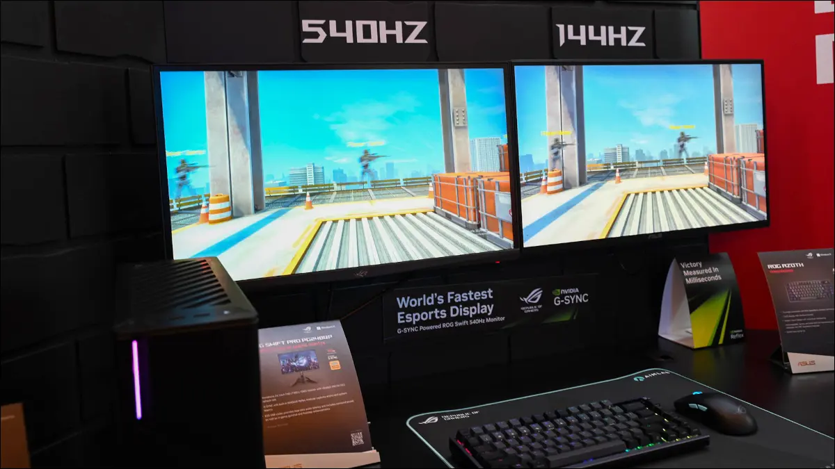 Monitores para juegos OLED presentados en CES 2023