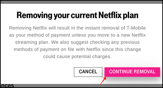 Continuar cancelación Netflix