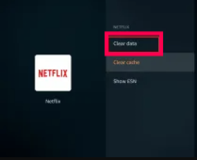 Borrar datos de Netflix