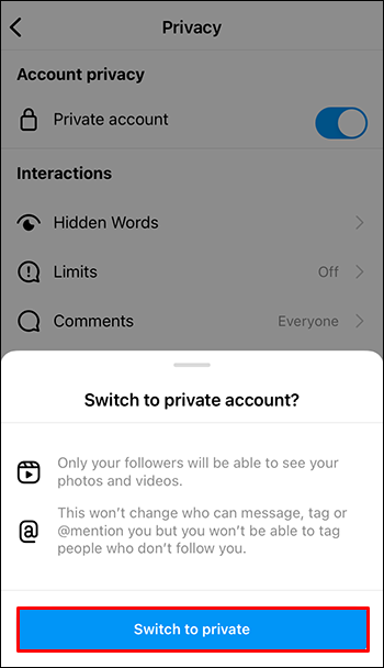 ocultar lista seguidos Instagram 3