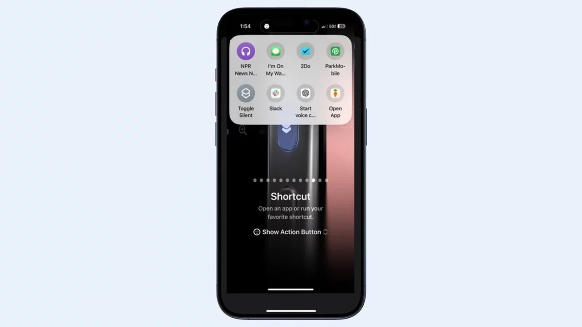 Action Button multifuncional