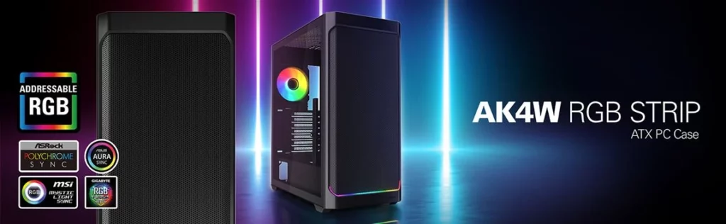 carcasa de PC Sharkoon AK4W RGB Strip