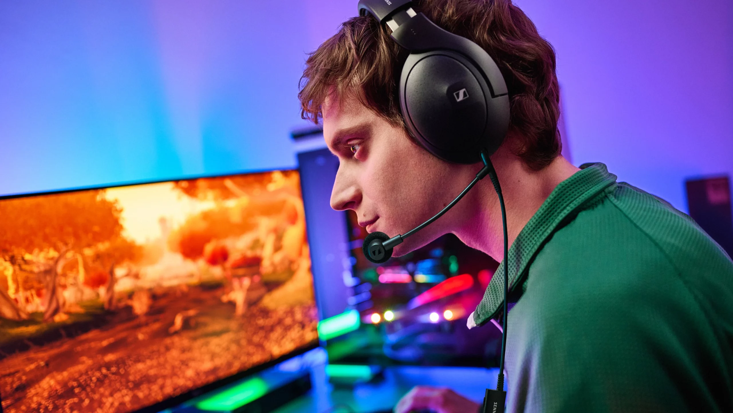 auriculares con micrófono de sennheiser