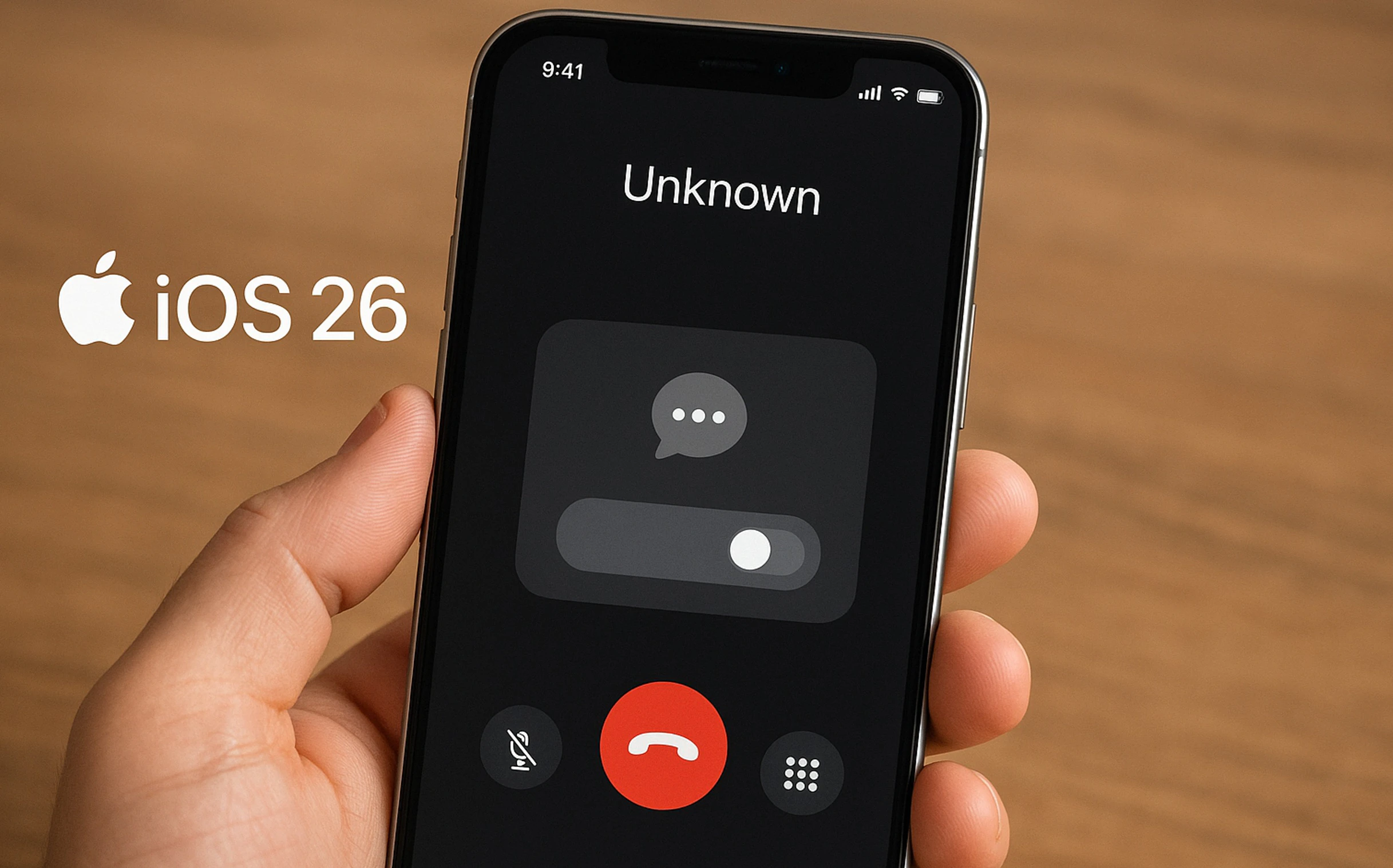 ios 26 llamadas desconocidas