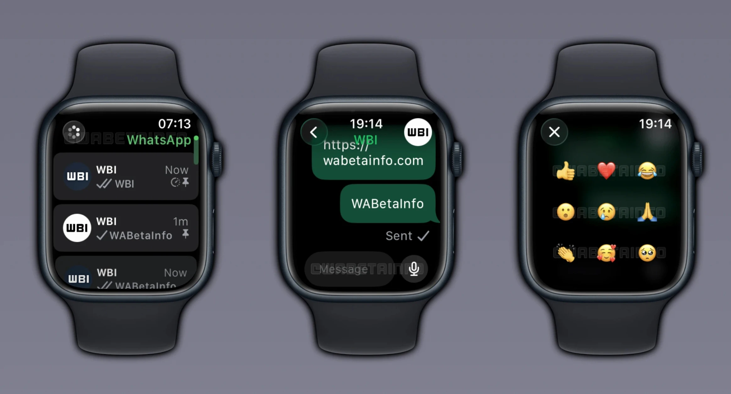 WhatsApp Apple Watch