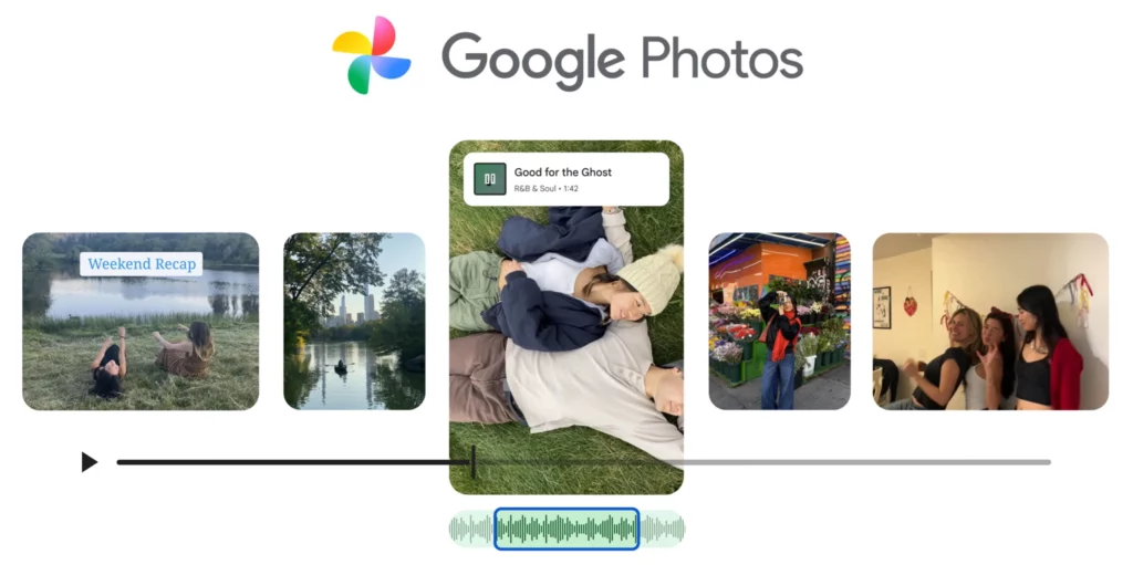 Google Fotos estrena plantillas con música y un rediseñado editor de vídeo para móviles