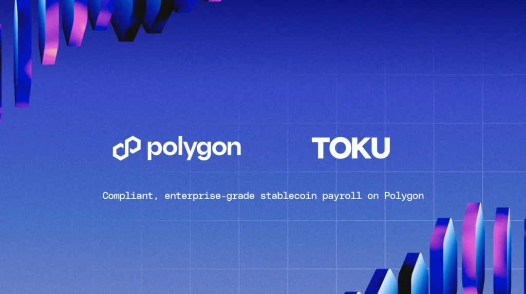 Toku lanza nóminas en monedas estables sobre Polygon