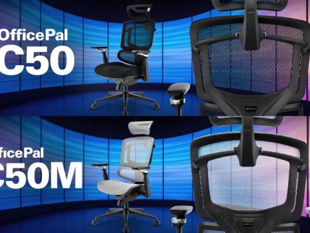 Sharkoon OfficePal C50 y C50M: sillas con respaldo de rejilla y ajustes 5D