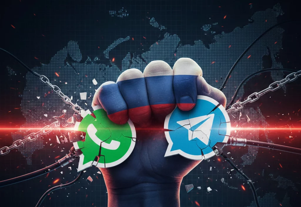 Moscú bloquea WhatsApp y promueve alternativas locales mientras Telegram rediseña su interfaz global