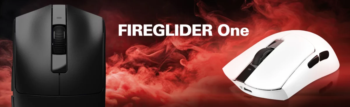 Sharkoon revive el FIREGLIDER One: ratón ultraligero, con cable o sin él