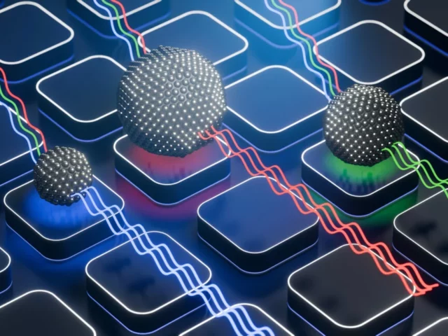 Experimento de Qubits de puntos cuánticos que se mueven