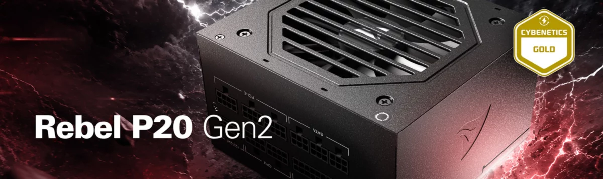 Primer vistazo de la nueva fuente de alimentación Rebel P20 Gen2 de Sharkoon